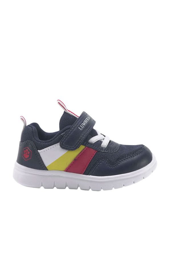 1 velcro and elastic lace navy blue boy basic casual boots