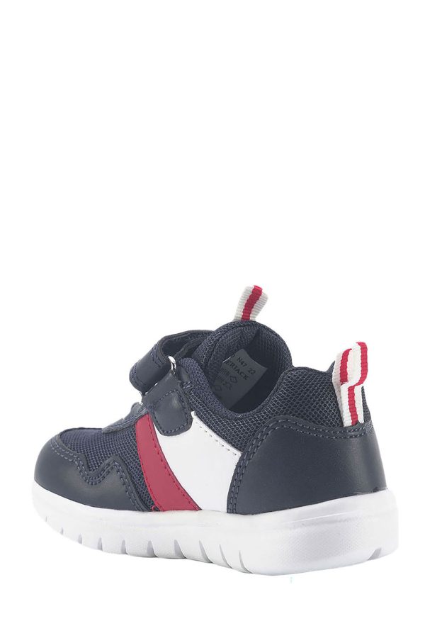 1 velcro and elastic lace navy blue boy basic casual boots - Image 3