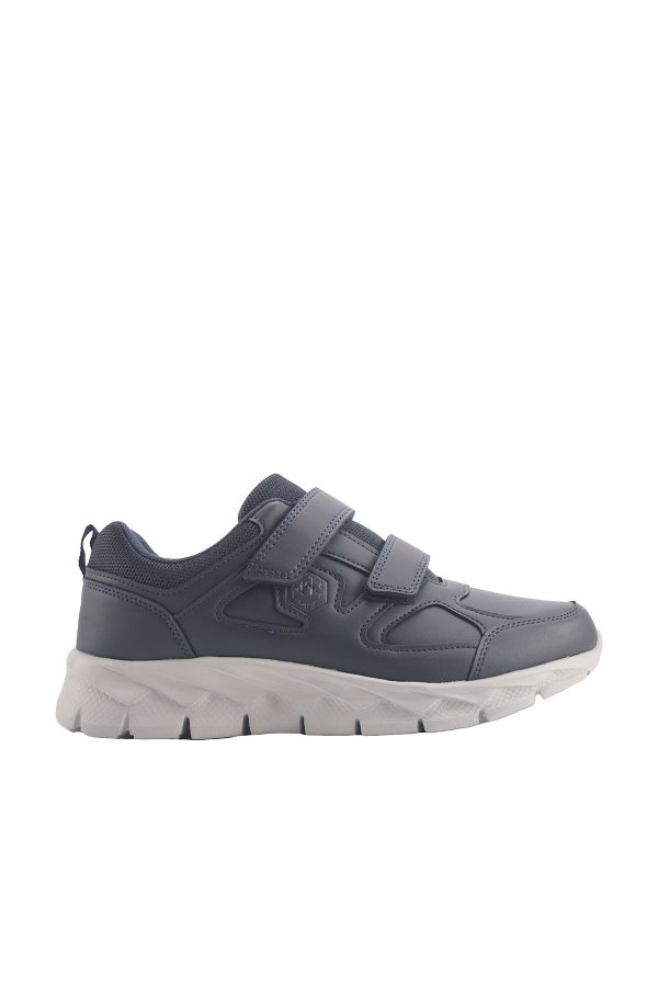 2 velcro sneaker navy blue man comfort shoes