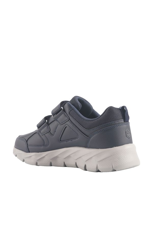 2 velcro sneaker navy blue man comfort shoes - Image 3