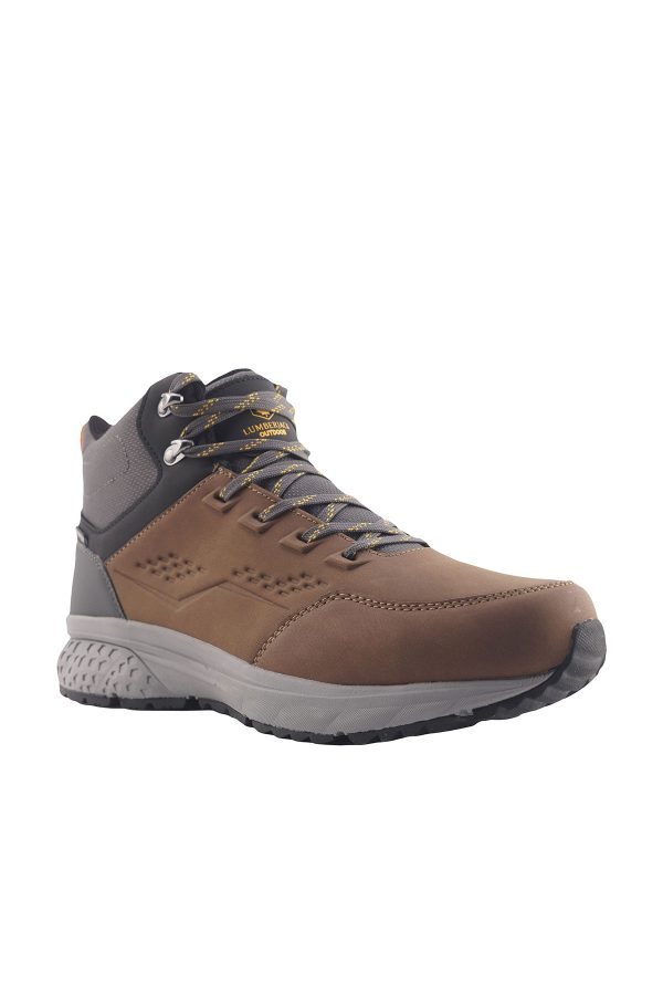 Hiking boot wpf brown man basic casual top boots - Image 2