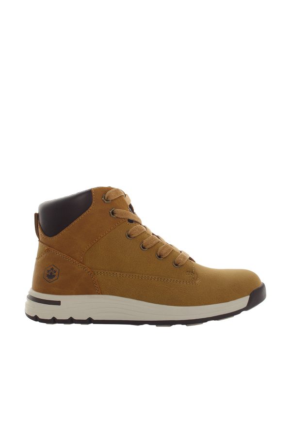 Ankle boot lace up yellow boy 776