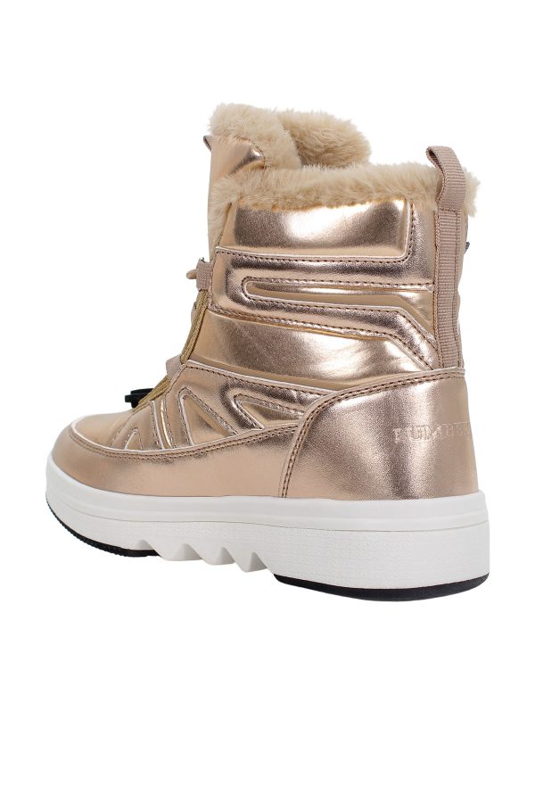 Hiking boot elastic lace dusty rose girl 776 - Image 3